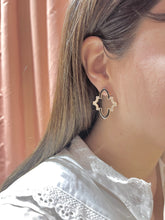 Load image into Gallery viewer, Enamel Arabesque Void Earrings