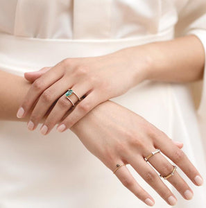 Love Ring - Emerald - Azza Fine Jewellery