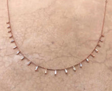 Load image into Gallery viewer, Baguette Diamond Choker - Azza Fine Jewellery
