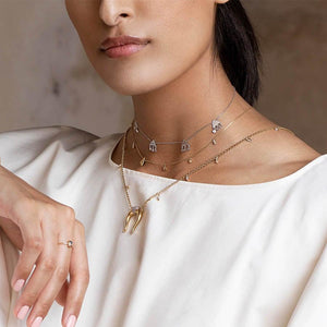 Hama Pendant Necklace - Azza Fine Jewellery